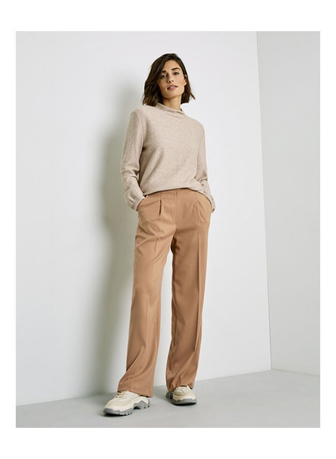 GERRY WEBER Wide-Leg Trousers beige  - Image 1