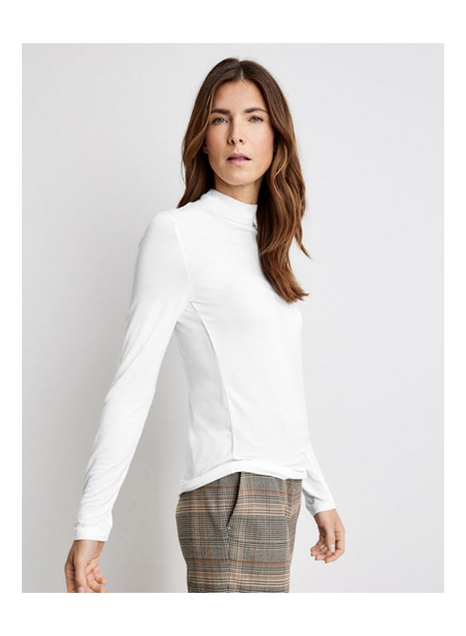 GERRY WEBER - Long Sleeve Top White - Image 1