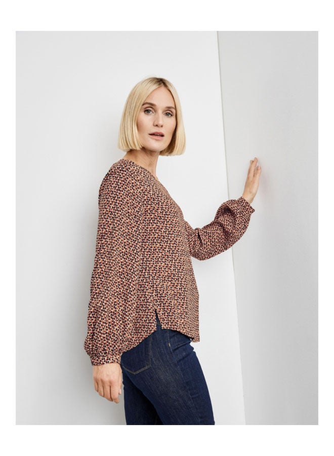 GERRY WEBER EcoVero long sleeve blouse Multicolour - Image 3