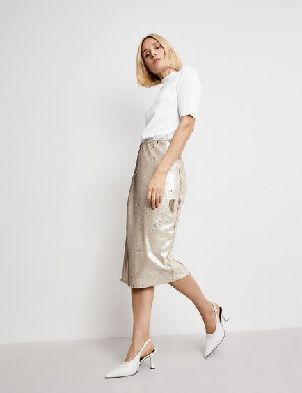 GERRY WEBER Skirt With Sequins white  - Image 2
