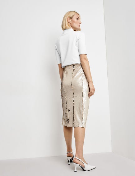 GERRY WEBER Skirt With Sequins white  - Image 3