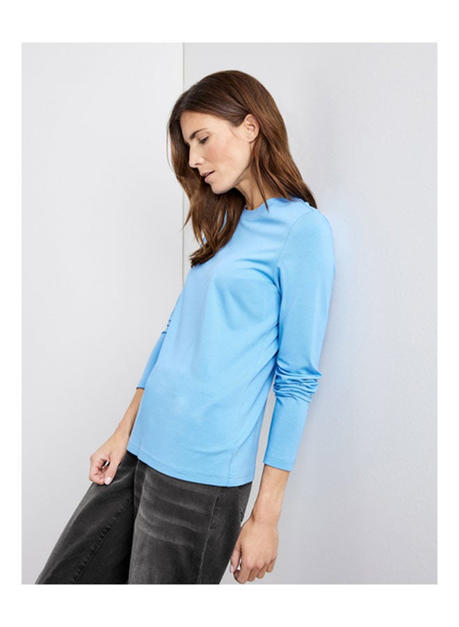 GERRY WEBER Basic long sleeve top Blue  - Image 2