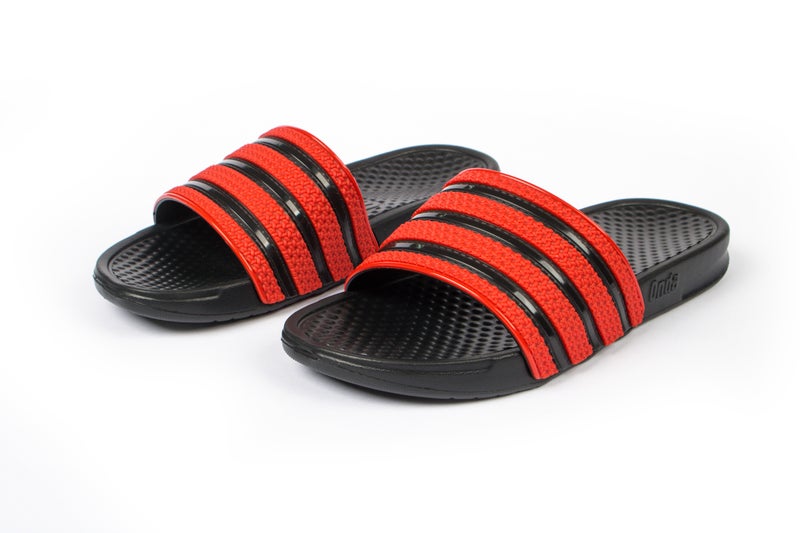 Onda Slide Slipper Bako For Men EVA Black & Red - Image 3