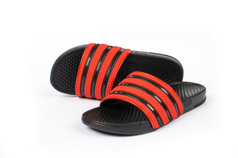 Onda Slide Slipper Bako For Men EVA Black & Red - Image 4