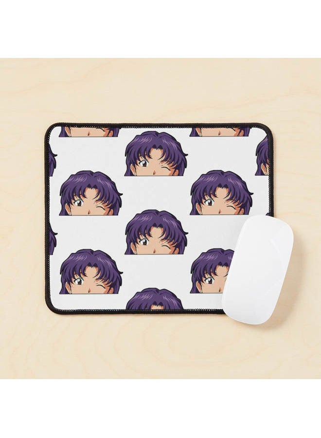Misato Katsuragi Evangelion Cool Anime Peeker Mouse Pad Multicolour
