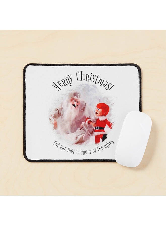 Generic - Christmas Put One Foot In Front Of The Other Mouse Pad Multicolour - Image 1