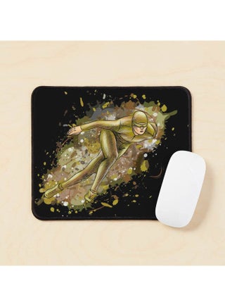 Short Track Speed Skater Olympic Winter Sport Mouse Pad Multicolour - v1643538074/N52509404A_1