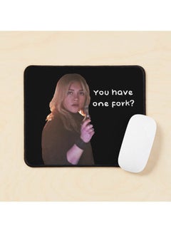 Yelena Belova You Have One Fork Funny Mouse Pad Multicolour
