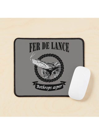 Fer De Lance Terciopelo Or Bothrops Asper Venomous Snake Mouse Pad Multicolour - v1643538126/N52508139A_1
