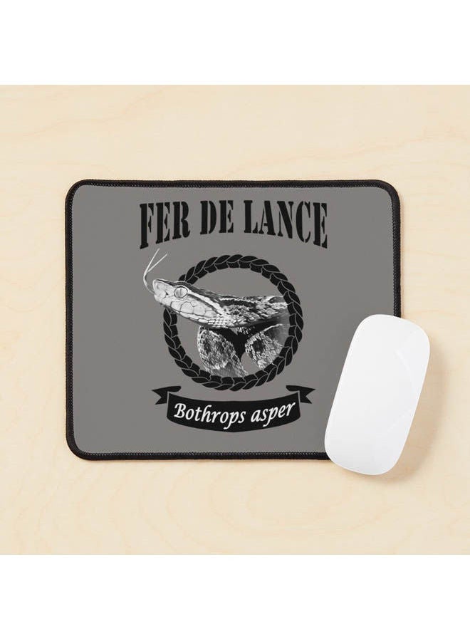 Fer De Lance Terciopelo Or Bothrops Asper Venomous Snake Mouse Pad Multicolour