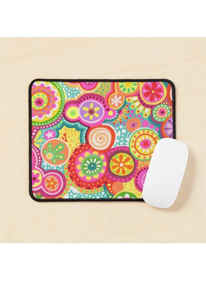 Colorful Abstract Art Mouse Pad Multicolour