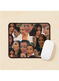Crying Kim Collage Mouse Pad Multrcolour