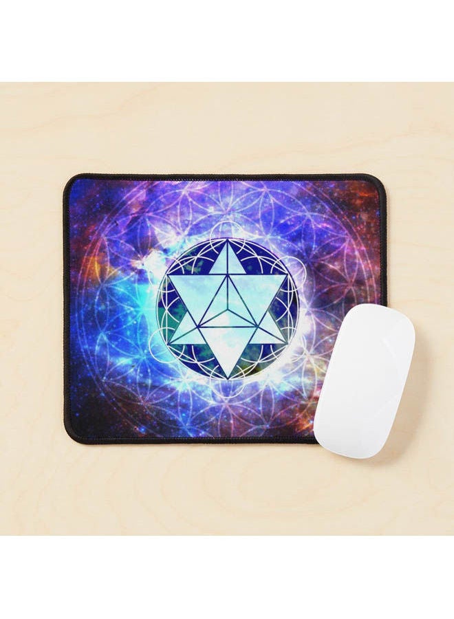 Sac Geometry Merkaba Abstract Mouse Pad Multicolour