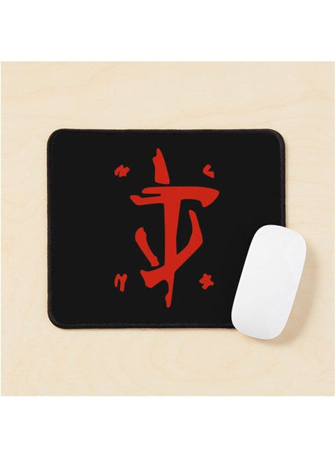 Doom Slayer Symbol Mouse Pad Multrcolour