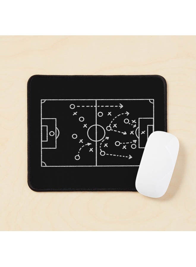 Football Tactics In A Board Mouse Pad Multicolour 
