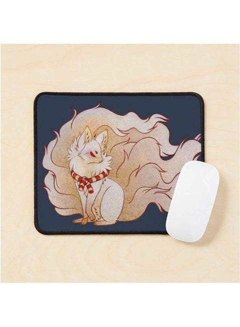 The Celestial Spirit Kitsune Yokai Teakitsune Mouse Pad Multrcolour