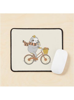 Fall Biking Sloth Mouse Pad Multrcolour