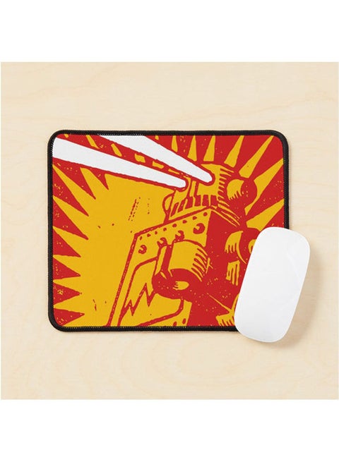 Red Robot Mouse Pad Multrcolour
