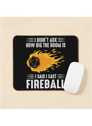 I Cast Fireball Wizard Sorcerer Dm Gift Ttrpg Mouse Pad Multrcolour - v1643538286/N52507454A_1