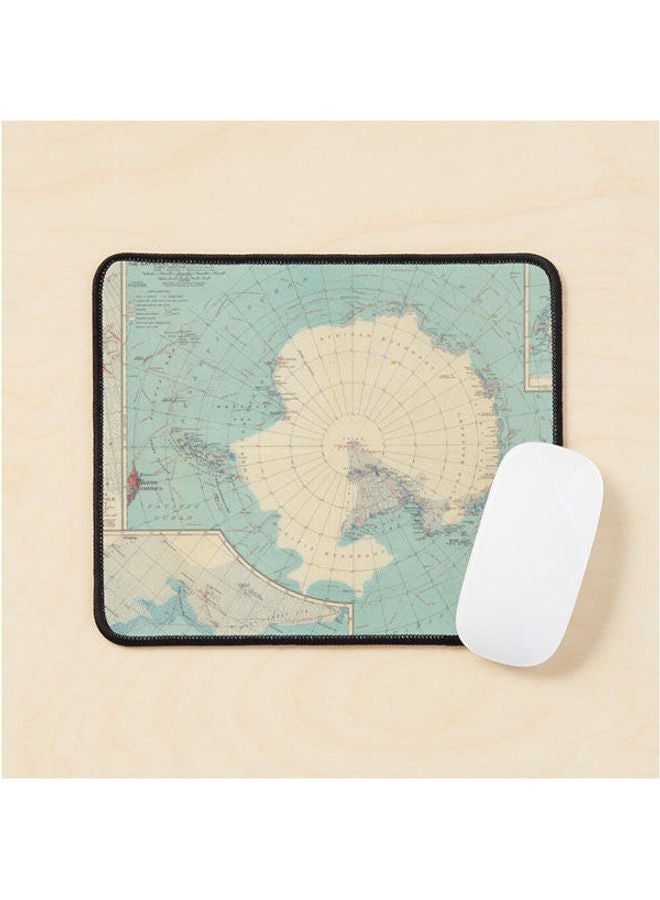 Map Of The Antarctic Regions Mouse Pad Multrcolour