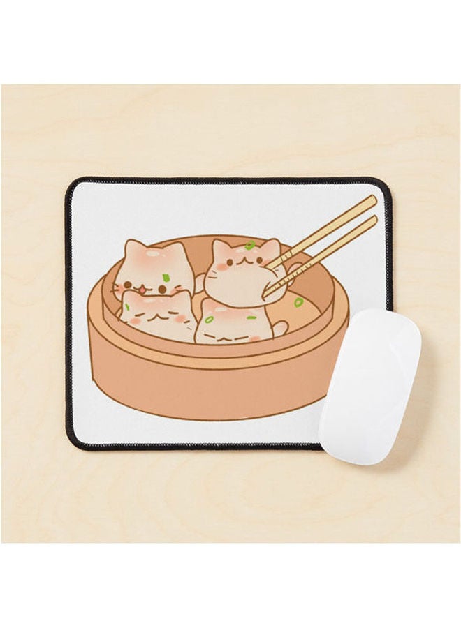 Cat Dumplings Mouse Pad Multrcolour