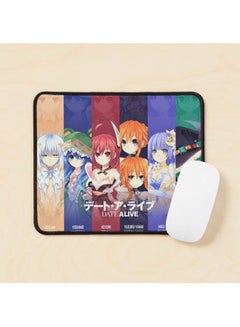 Generic 4K Date A Live Anime Wallpaper All Girls Characters Mouse Pad Multicolour 