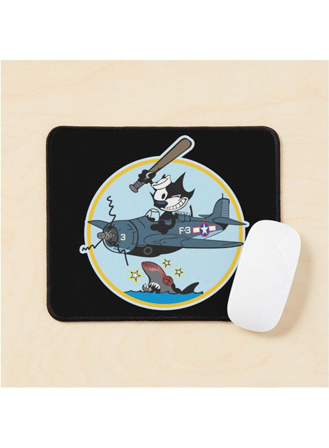 Vf 3 Fighting Squadron Us Navy Morale Patch Clean Style Mouse Pad Multrcolour 
