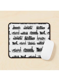 Generic Vintage Retro Steam Old Trains Backpack Mouse Pad Multicolour 