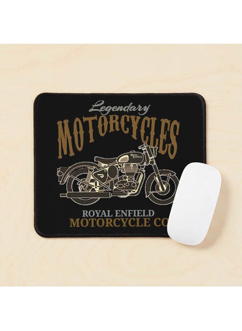 Royal Enfield Design T Shirts Mouse Pad Multicolour