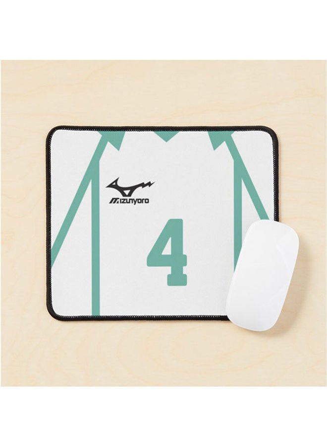 Generic - Hajime Iwaizumi Jersey Number 4 Aoba Johsai Haikyuu Jersey Team Uniform Mouse Pad Multrcolour - Image 1