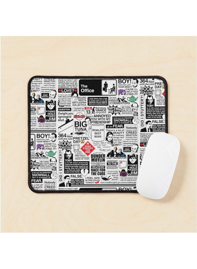 The Office Quotes Mouse Pad Multrcolour