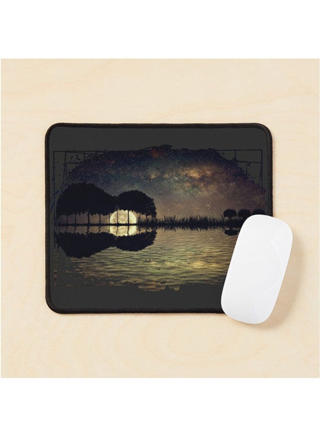 Guitar Island Moonlight Mouse Pad Multrcolour 