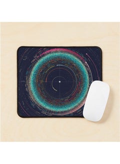Asteroid Map Of The Solar System Mouse Pad Multrcolour