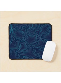 Topographic Lines Mouse Pad Multrcolour