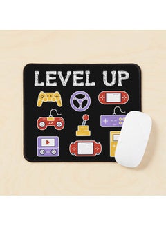 Level Up Game Controllers Mouse Pad Multicolour