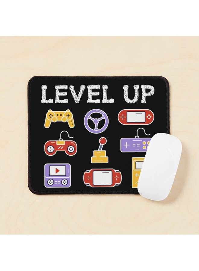 Generic - Level Up Game Controllers Mouse Pad Multicolour - Image 1