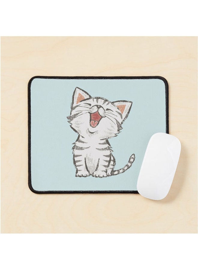American Shorthair Happy Mouse Pad Multrcolour