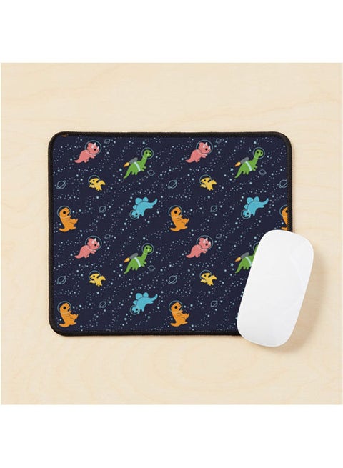 Dinosaurs In Space Mouse Pad Multrcolour