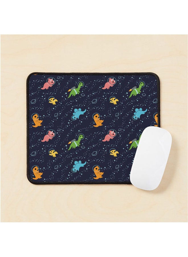 Generic - Dinosaurs In Space Mouse Pad Multrcolour - Image 1