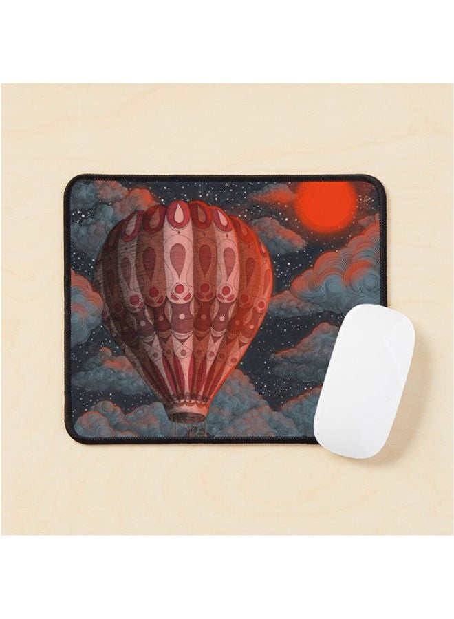 Adventure Awaits Hot Air Balloon Mouse Pad Multrcolour 