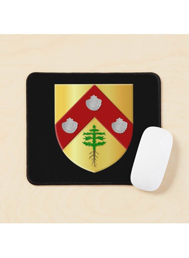 Coat Of Arms Of Knokke Heist Belgium Mouse Pad Multicolour