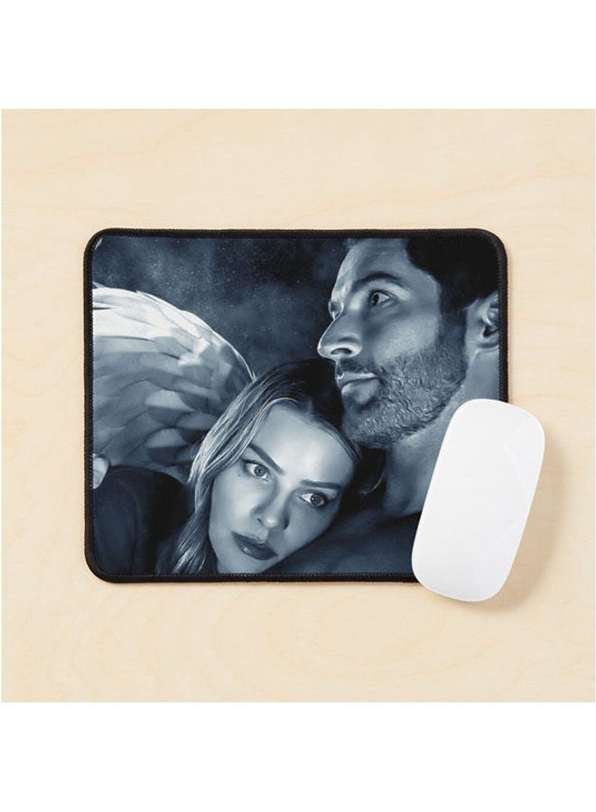 Generic - Lucifer And Chloe Wings Cuddle Mouse Pad Multrcolour - Image 1