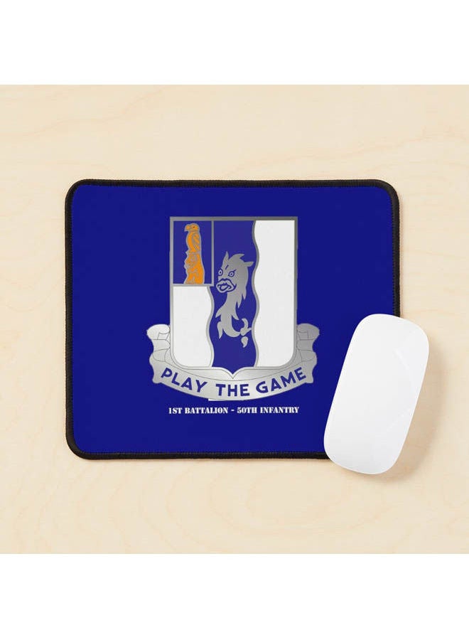 1St Battalion 50Th Infantry Mouse Pad Multicolour