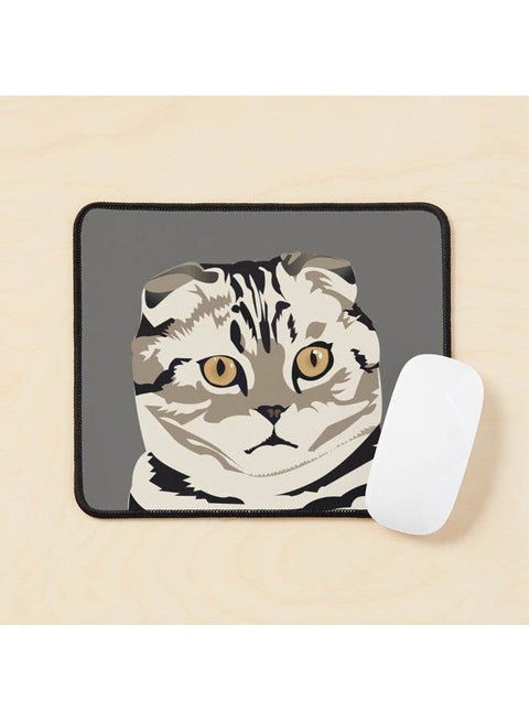 Scottish Fold Kitty Cat Mouse Pad Multicolour