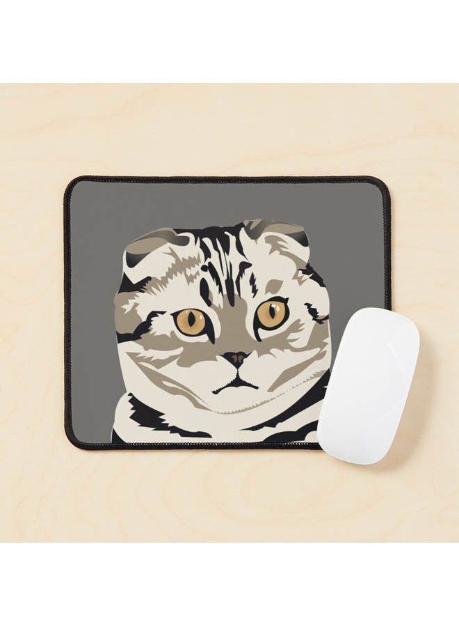 Scottish Fold Kitty Cat Mouse Pad Multicolour
