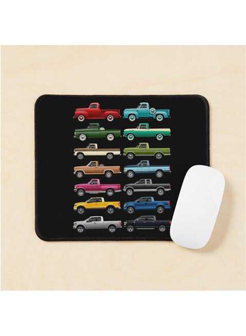 Evolution Of Ford Trucks F Series 1948 2021 F1 F100 F150 Mouse Pad Multrcolour