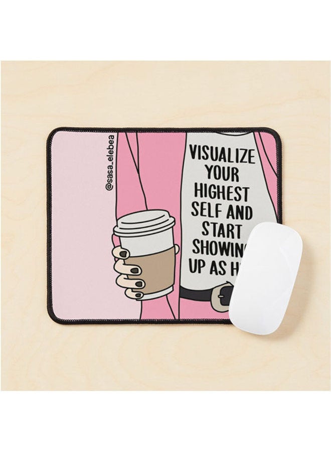 لوحة ماوس بطبعة "Vizualize" متعدد الألوان