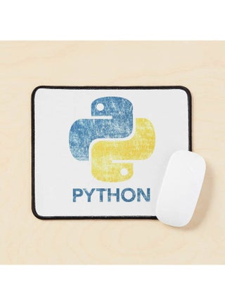Retro Python Programmer Mouse Pad Multicolour - v1643538638/N52508695A_1