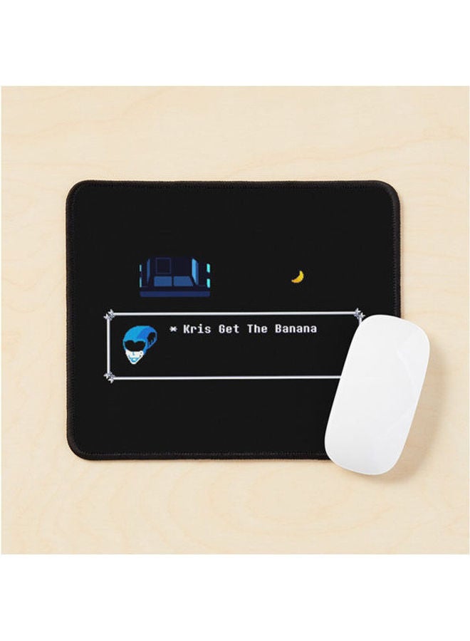Deltarune Chapter 2 Kris Get The Banana Mouse Pad Multrcolour