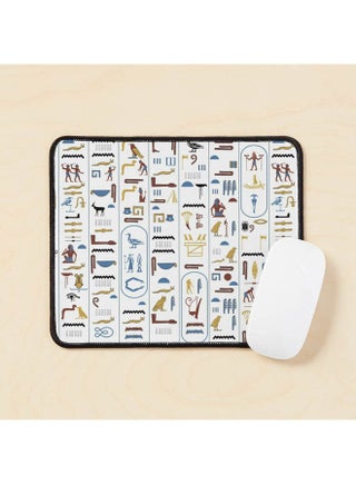 Pharaoh Hieroglyphs Ancient Civilization Egypt Mouse Pad Multicolour - v1643538647/N52509153A_1